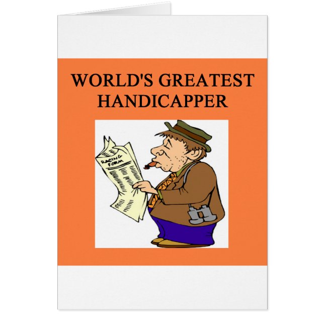 Cartão corrida de cavalos do puro-sangue (Frente)