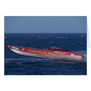 Cartão Corrida em Powerboat Offshore