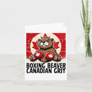Cartão Corta o Canadá Contra Tarifas Canadianas Beaver B
