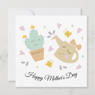 Cartão Corte da placa de dia de as mães