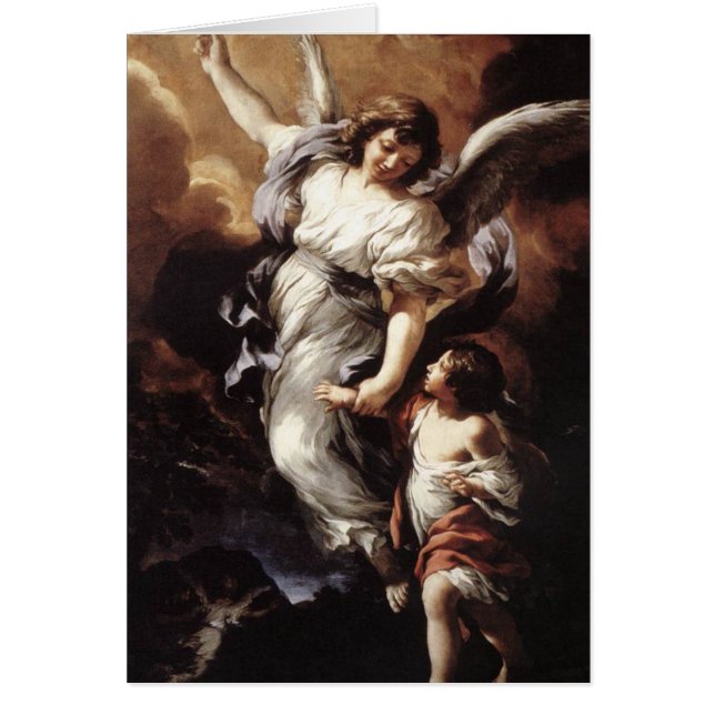Cartão Cortona: Anjo de The Guardian, (Frente)