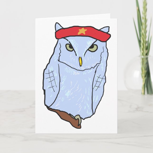 Cartão Coruja (Frente)