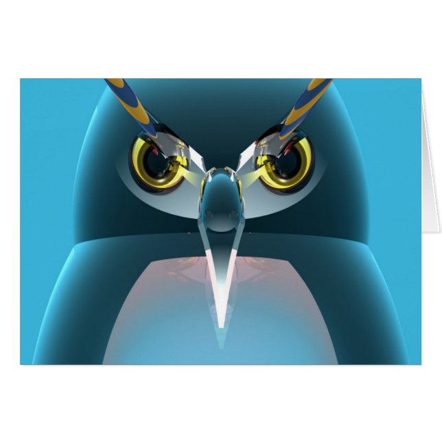 Cartão Coruja (Frente Horizontal)