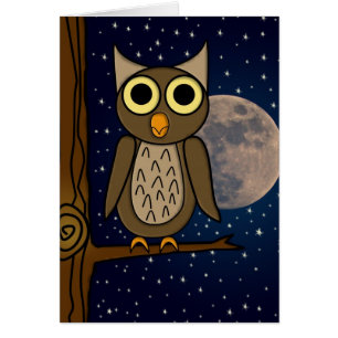 Cartão coruja