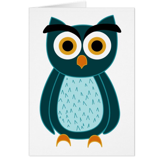 Cartão coruja (Frente)