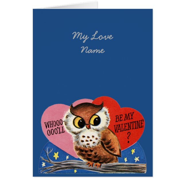 Cartão Coruja (Frente)