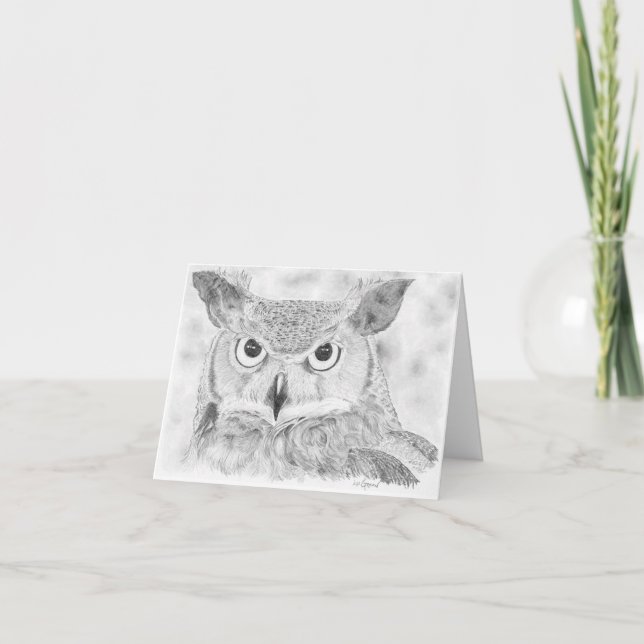 Cartão Coruja (Frente)