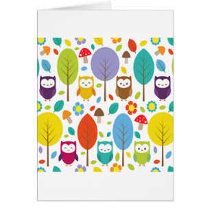 Cartão Coruja