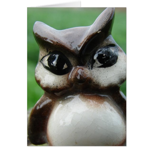 Cartão Coruja Antica (Frente)