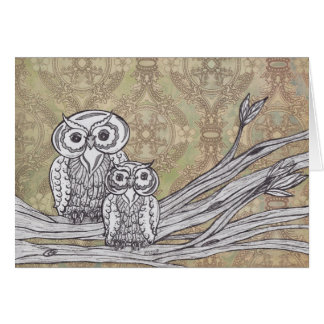 Cartão Corujas 32
