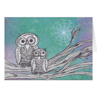 Cartão Corujas 33