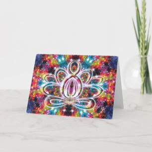 Cartão Coruscação Zen Lotus