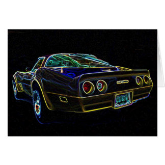 Cartão Corveta 1980