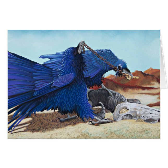 Cartão corvo (Frente horizontal)