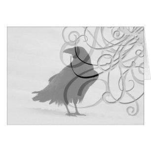 Cartão Corvo orgulhoso