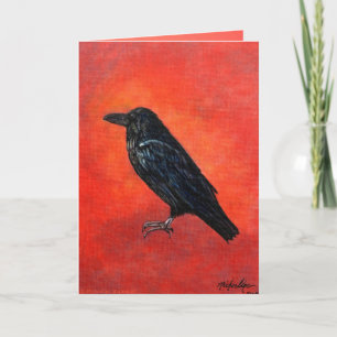 Cartão Corvus Corax Greeting Card
