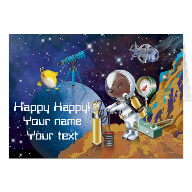 Cartão cosmos (Frente Horizontal)