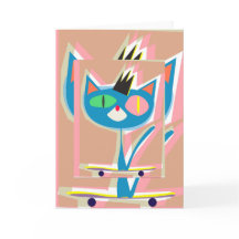 COSMOS — Gato coroado de skate