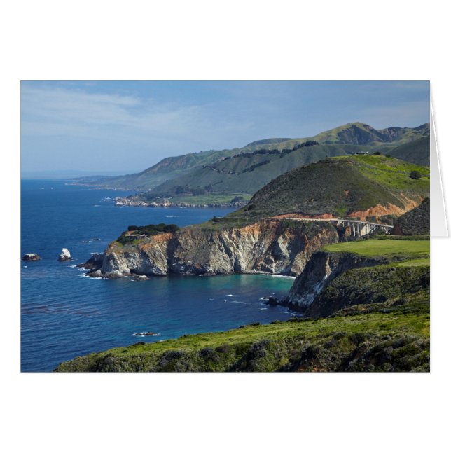 Cartão Costa Central da Califórnia (Frente Horizontal)