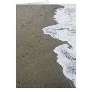 Cartão costa da neve