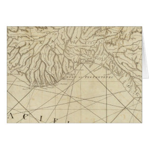 Cartão Costa da Nova Espanha de Neuva