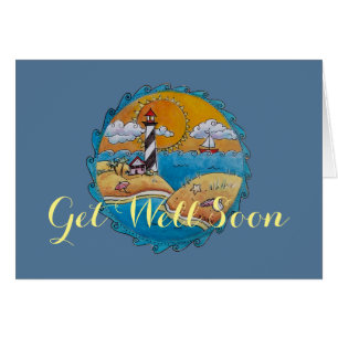 Cartão Costa do mar, zona ensolarada, diversão de praia