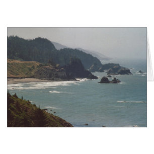 Cartão Costa do Oregon