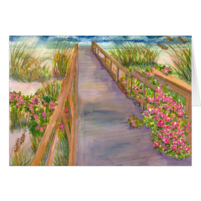 Cartão Costa Nova Inglaterra (Frente Horizontal)