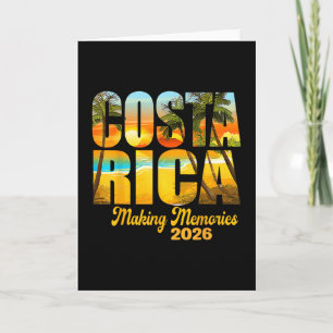 Cartão Costa Rica 2026 Criando Memórias Família Correspon