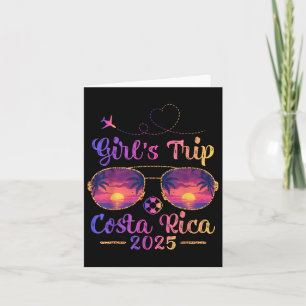 Cartão Costa Rica Beach Summer Sungl Girls Trip 2025