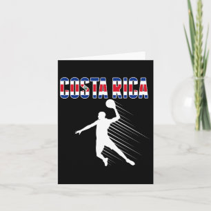 Cartão Costa Rica Bysketbyll Lovers Jersey Costa Rica Por