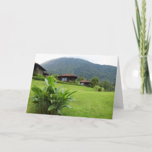 Cartão Costa Rica, vulcão arenal,