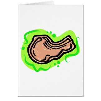 Cartão Costeleta de carne de porco