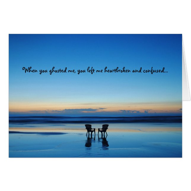 Cartão Costume da dissolução da relação do Pushback da (Frente Horizontal)