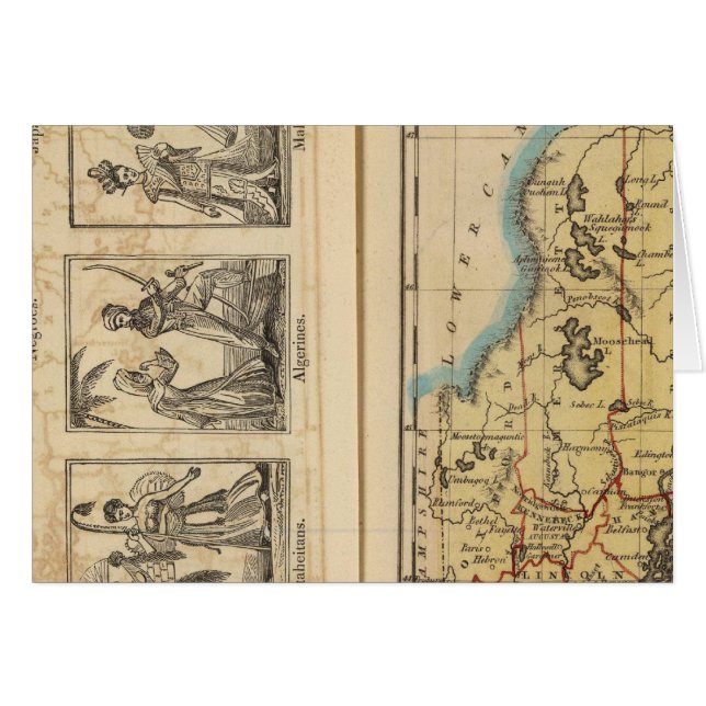 Cartão Costumes Maine (Frente Horizontal)