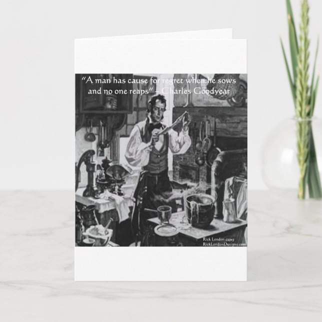 Cartão Cota de Sabedoria de Chales Goodyear (Frente)