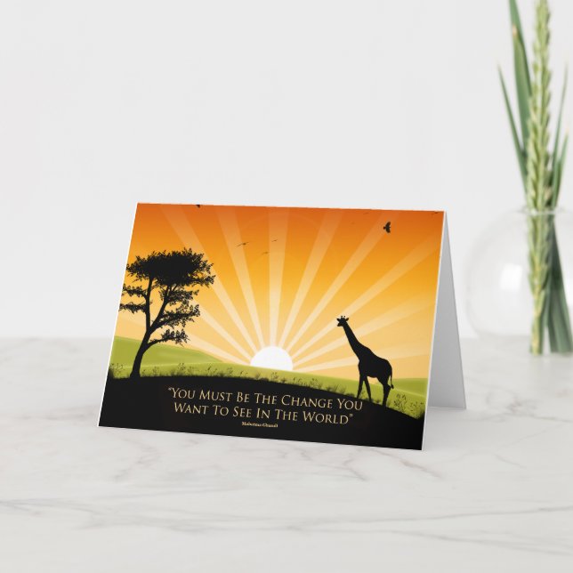 Cartão Cotação Gandhi (Frente)