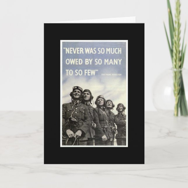 Cartão Cotação Patriótica Militar da Segunda Guerra Mundi (Frente)