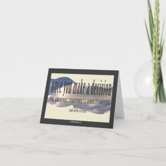 Cartão Cotação Ralph Waldo Emerson