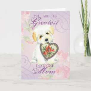 Cartão Coton de Tulear Heart Mãe