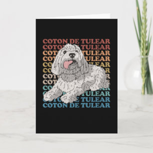 Cartão Coton de Tulear   Proprietário do cão Coton de Tul