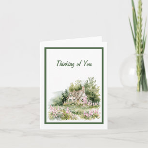 Cartão Cottagecore Aquarela