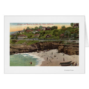 Cartão Cottages and Beach em La Jolla