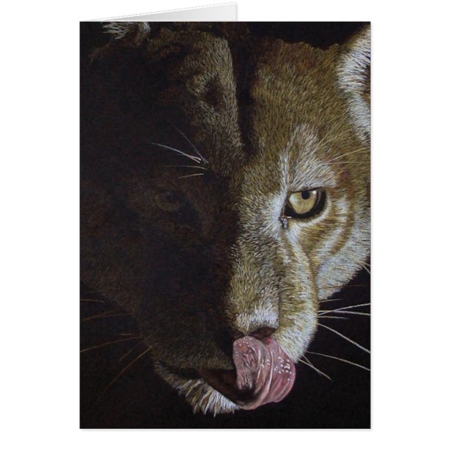 Cartão Cougar Night (Frente)