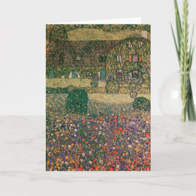 Cartão Country House by the Attersee, c.1914 (Frente)