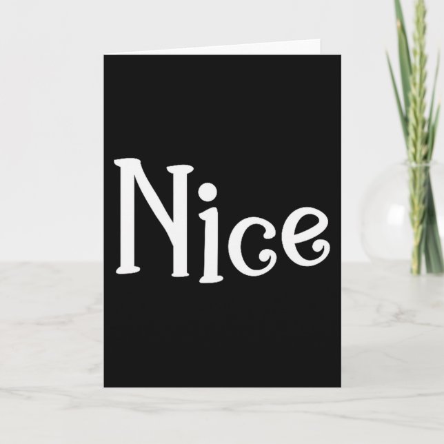 Cartão Couples Christmas Naughty Nice Matching Holiday Ma (Frente)