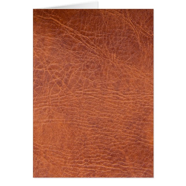 Cartão Couro castanho (Frente)