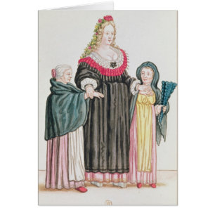 Cartão Courtesan Venetian