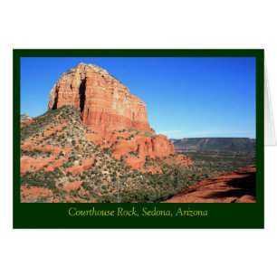 Cartão Courthouse Rock & Sedona Valley