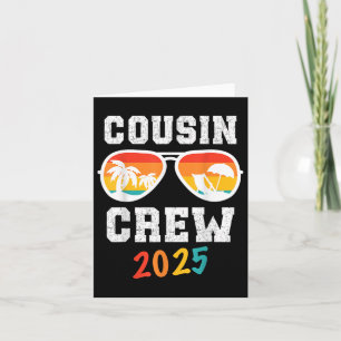 Cartão Cousin Crew Trip 2025 Summer Family Reunion Weeken